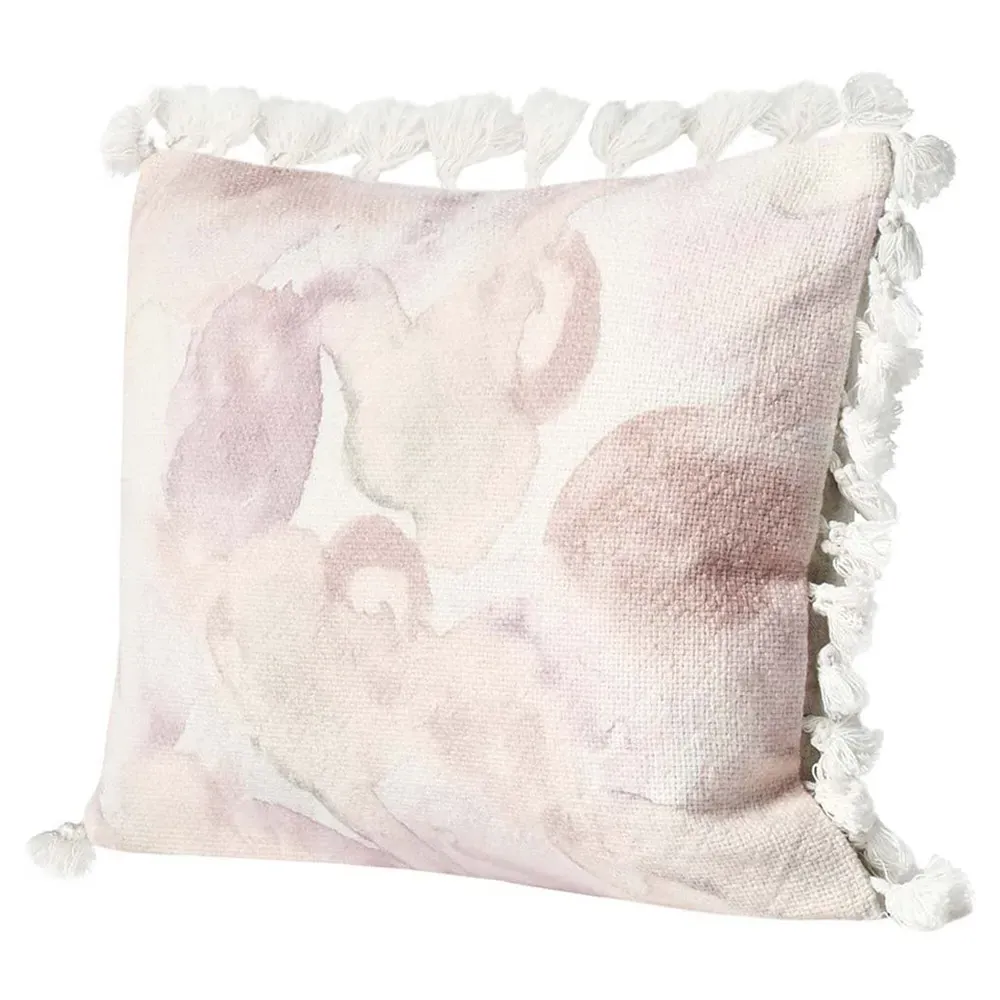 Aubrey Lumbar Decorative Throw Pillow - Pink, Cotton