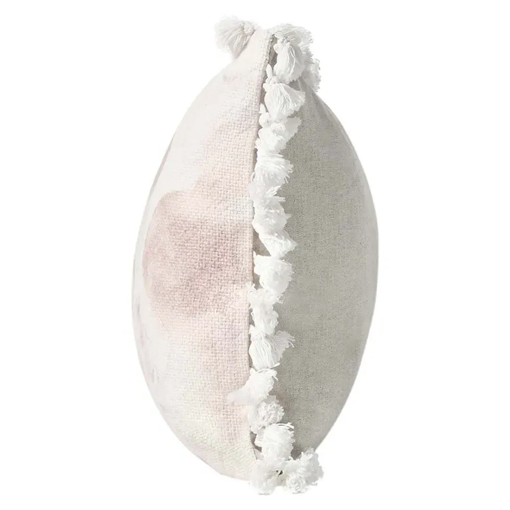 Aubrey Lumbar Decorative Throw Pillow - Pink, Cotton