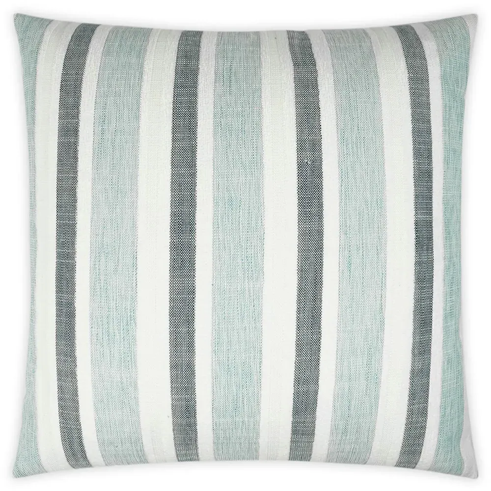 Aubrey Square Throw Pillow - Blue, Polyester image