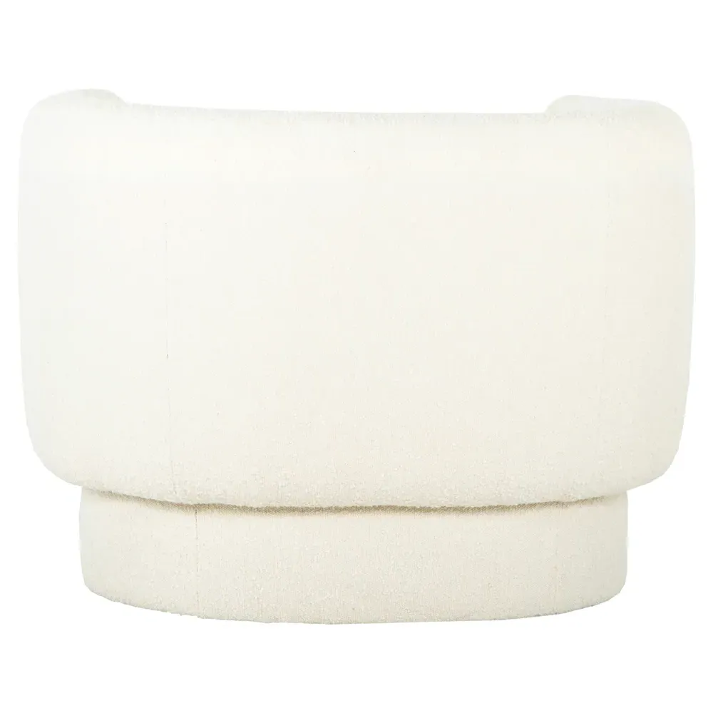 Aubriella Barrel Chair - White