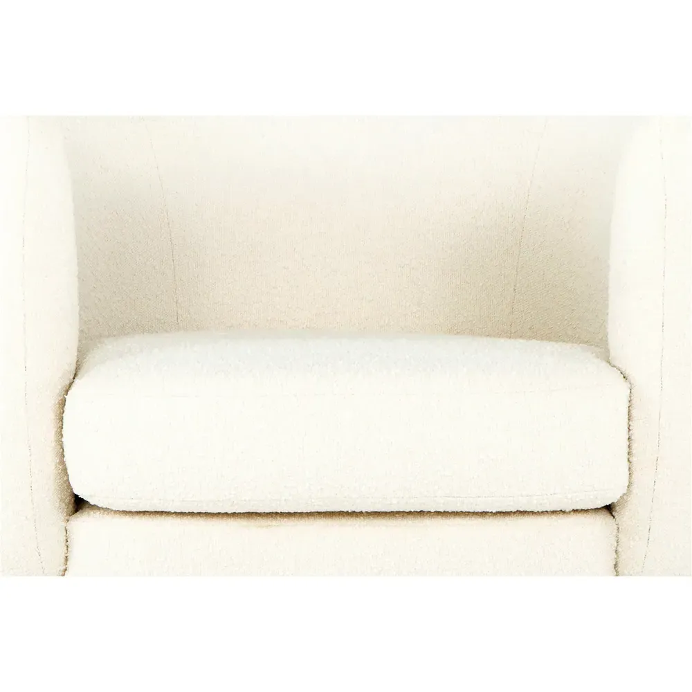 Aubriella Barrel Chair - White