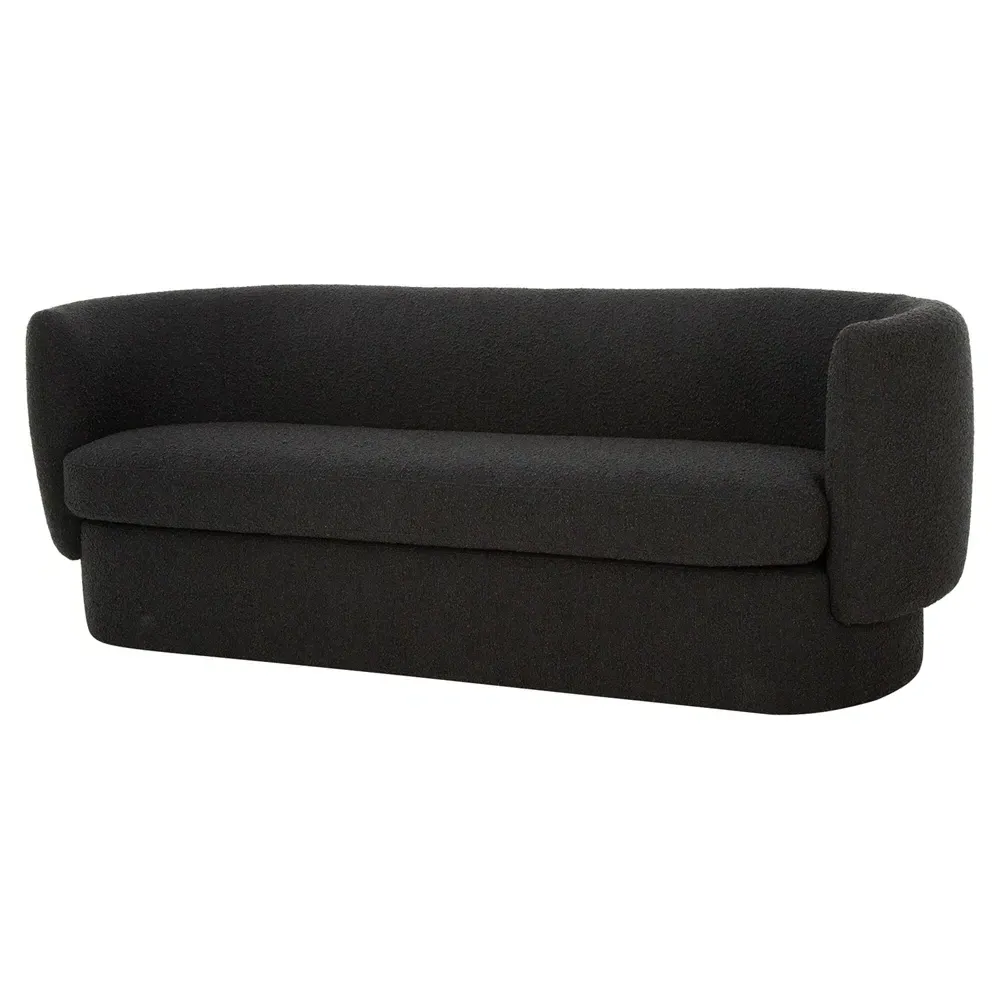 Aubriella Curved Sofa - Black