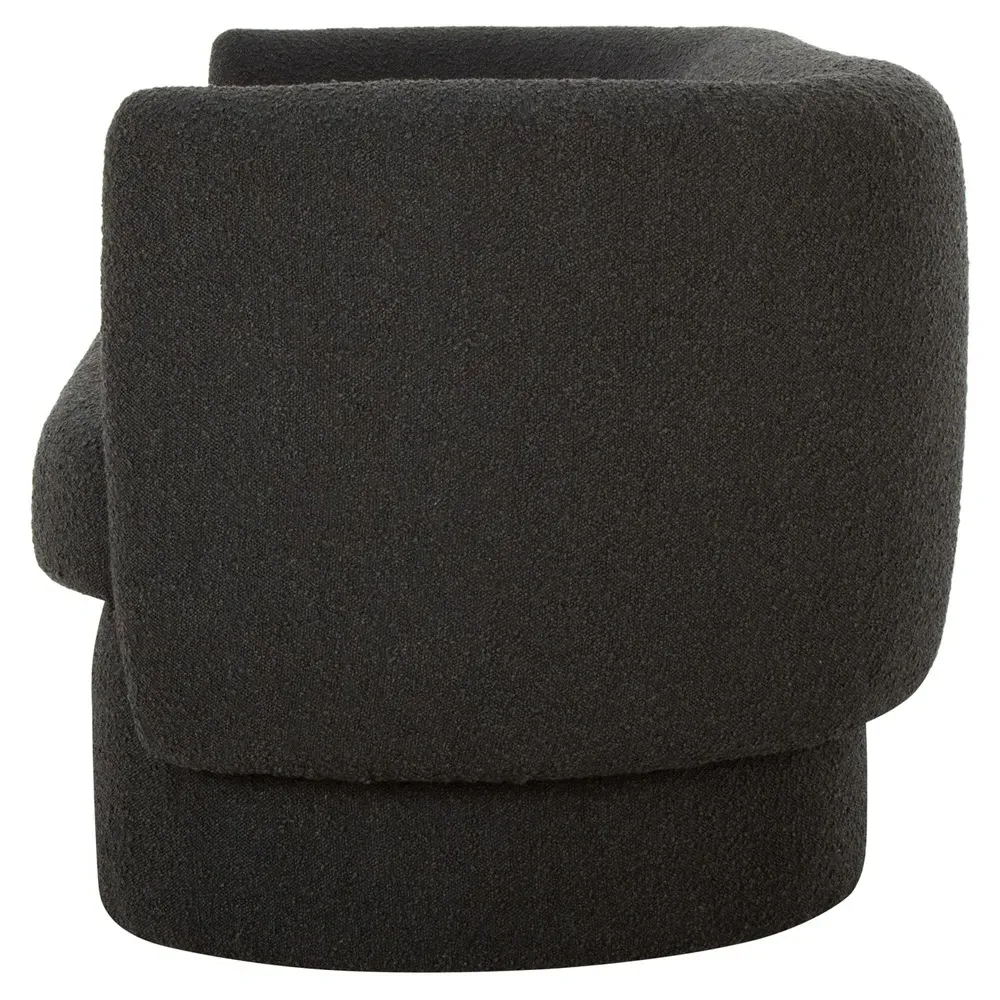 Aubriella Curved Sofa - Black