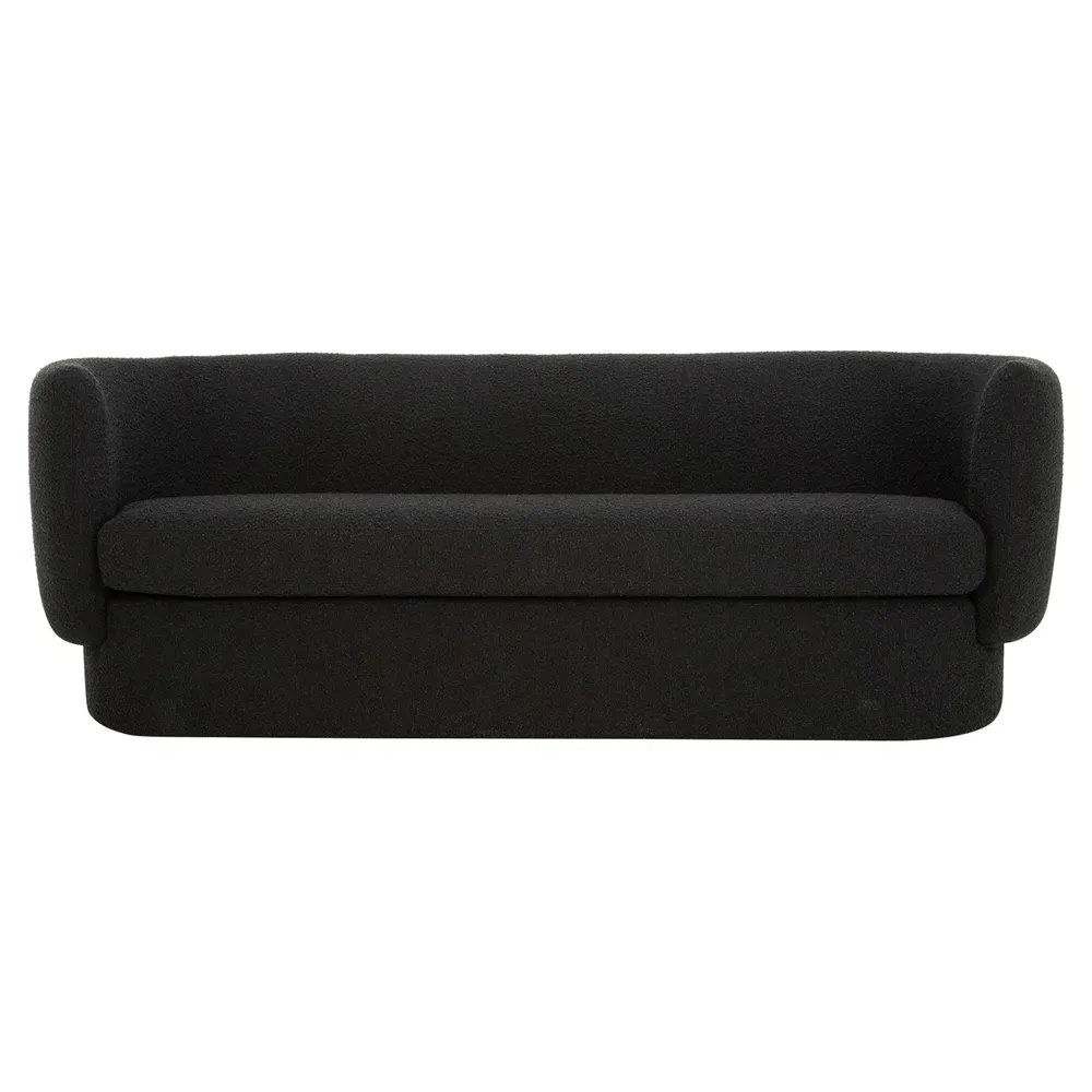 Aubriella Curved Sofa - Black image