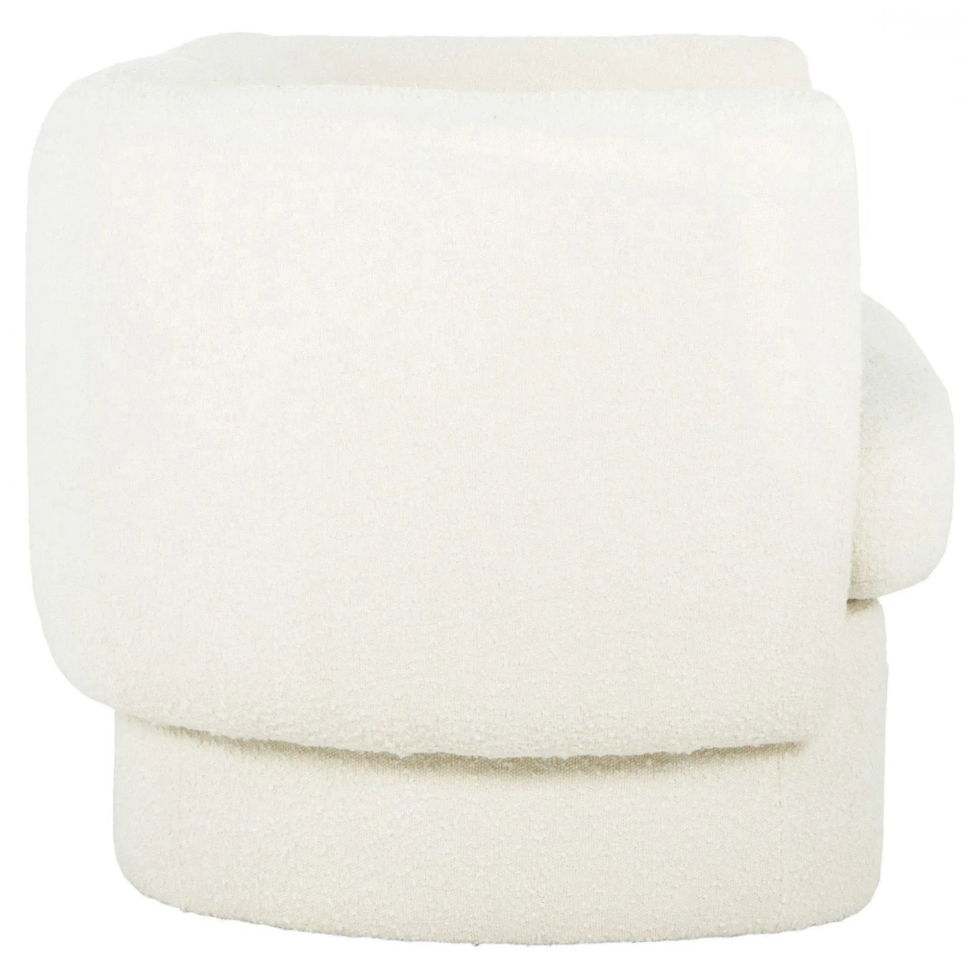 Aubriella Curved Sofa - White