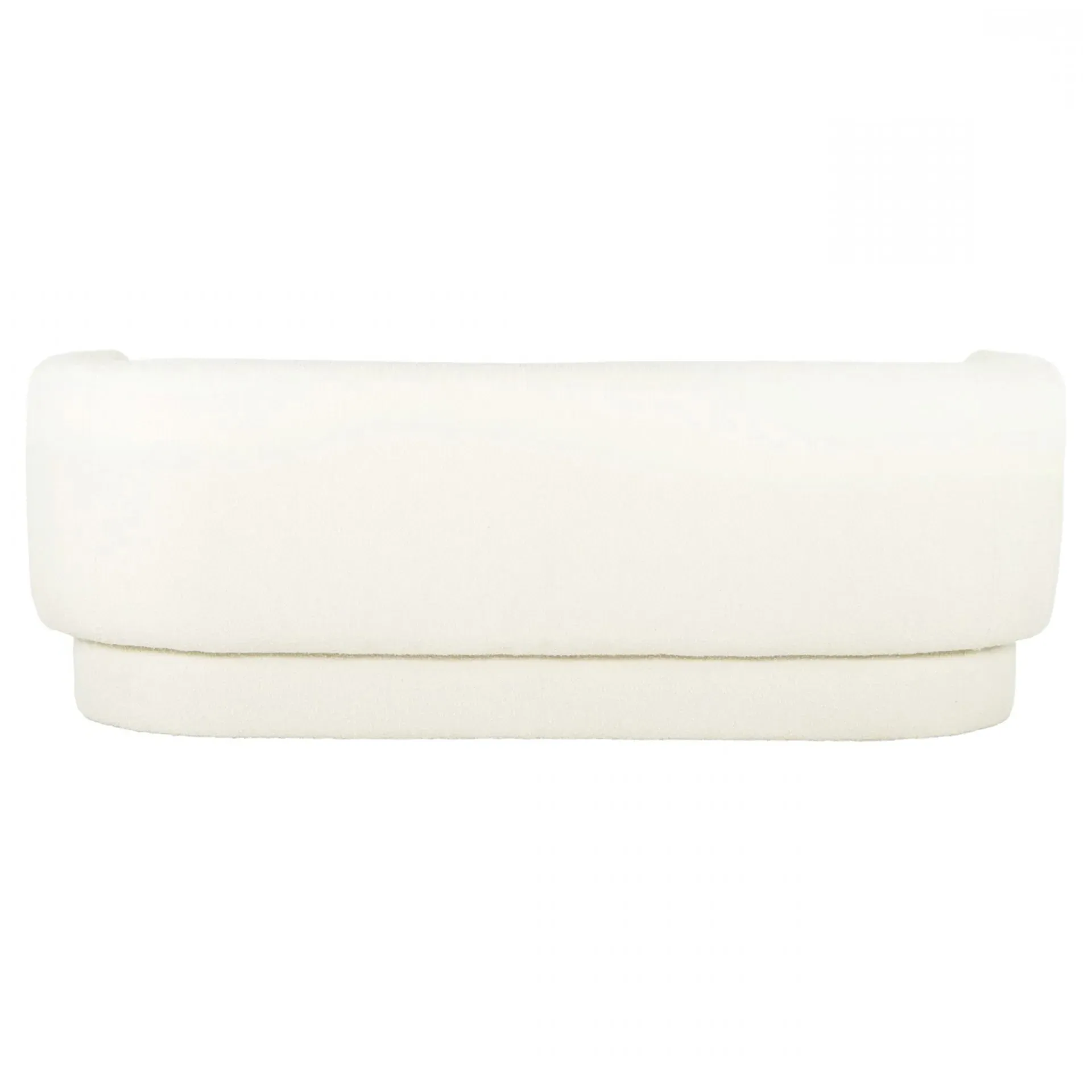 Aubriella Curved Sofa - White