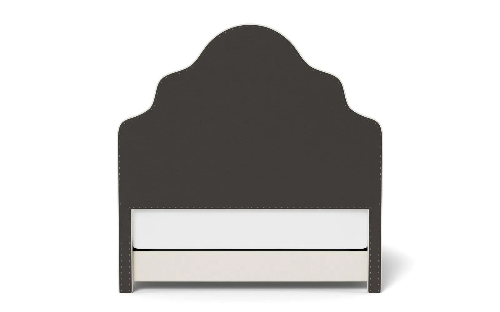 Aubriella King Size Bed Frame - Mascarpone