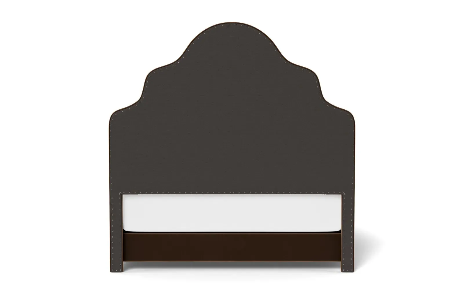 Aubriella King Size Bed Frame - Molasses, Velvet