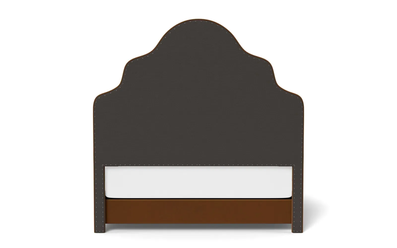 Aubriella King Size Bed Frame - Spice, Velvet