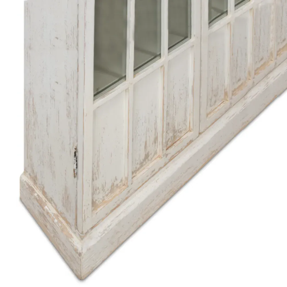 Audrey Display Case - Whitewashed, Reclaimed Pine