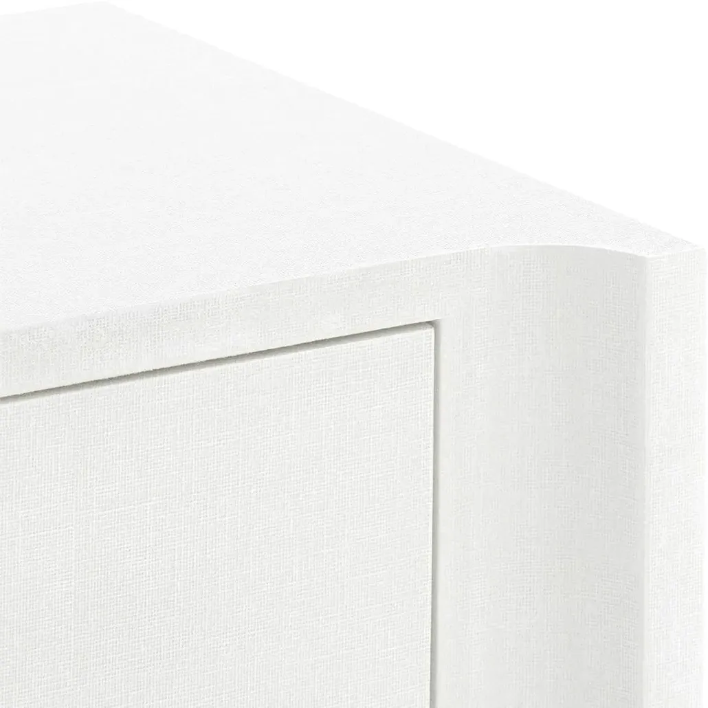 Audrey Double Dresser - White, Lacquer