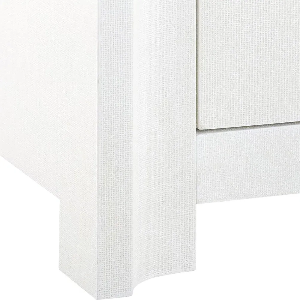 Audrey Double Dresser - White, Lacquer