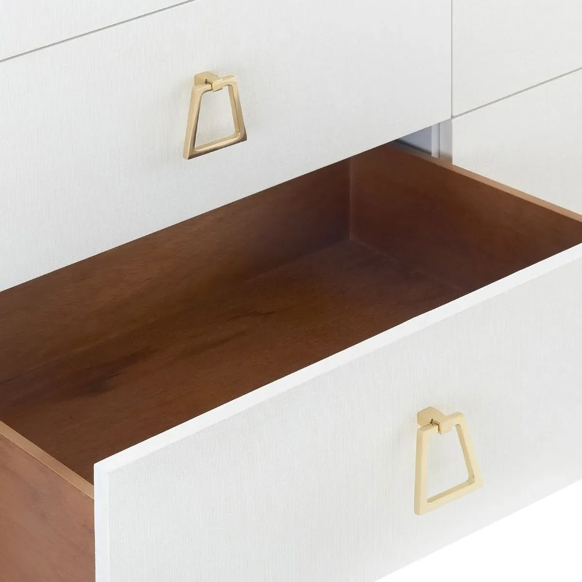 Audrey Double Dresser - White, Lacquer