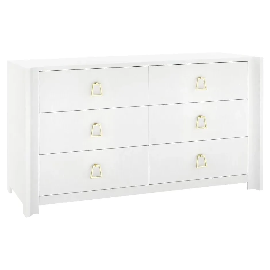 Audrey Double Dresser - White, Lacquer image