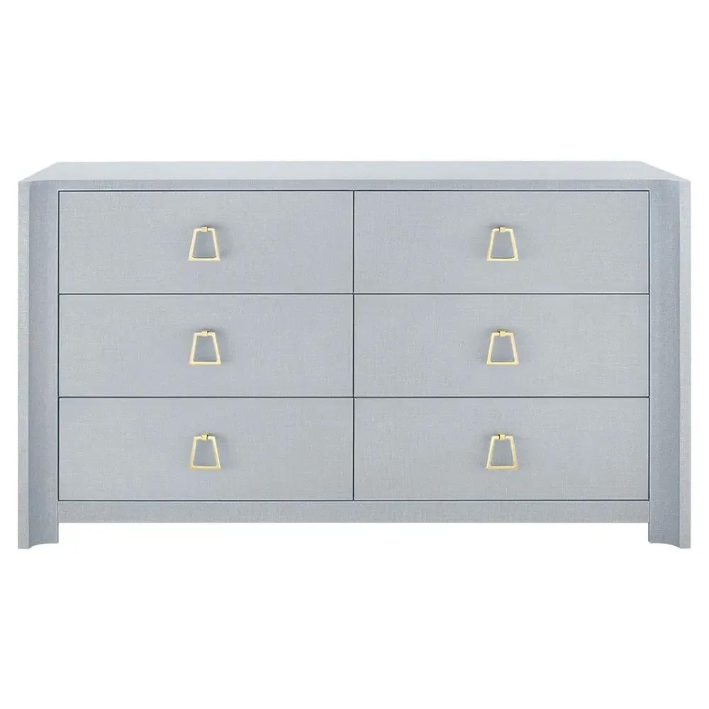 Audrey Double Dresser - Winter Grey, Lacquer