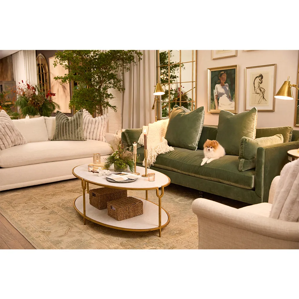 Audrey Faux Fur Throw Pillow - Ivory, Polyester