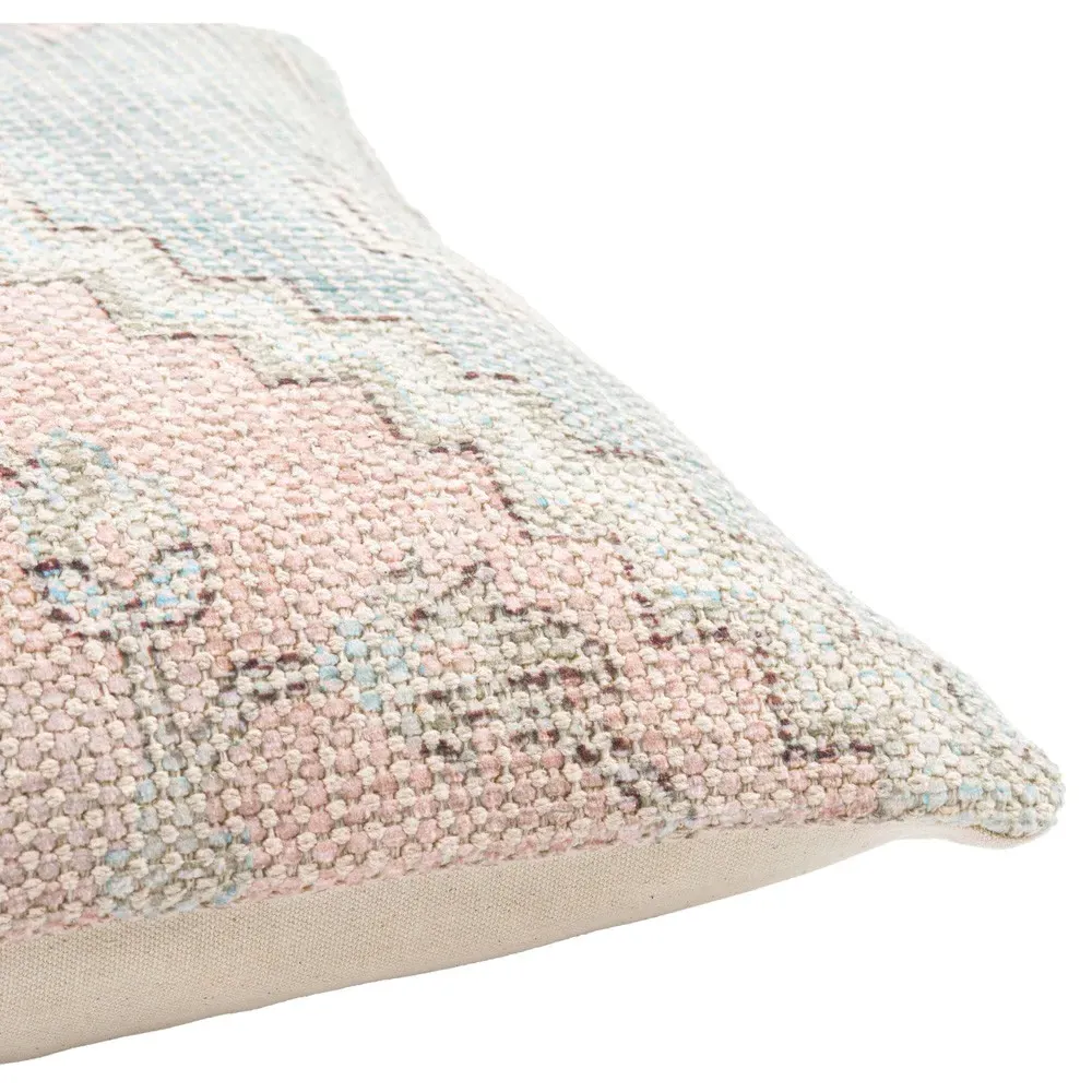 Audrey Floral Lumbar Pillow - Dusty Pink