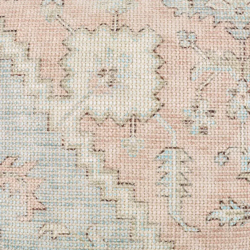 Audrey Floral Lumbar Pillow - Dusty Pink