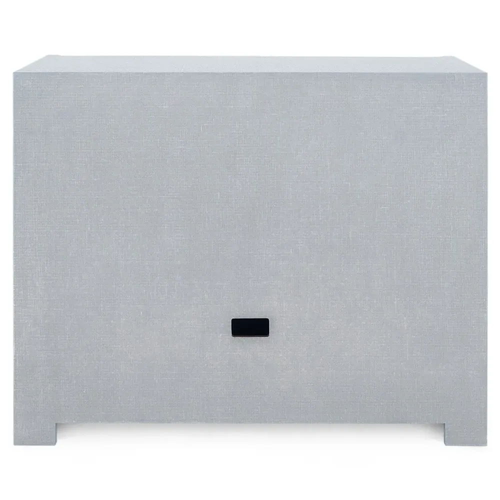 Audrey Media Cabinet - Grey, Linen