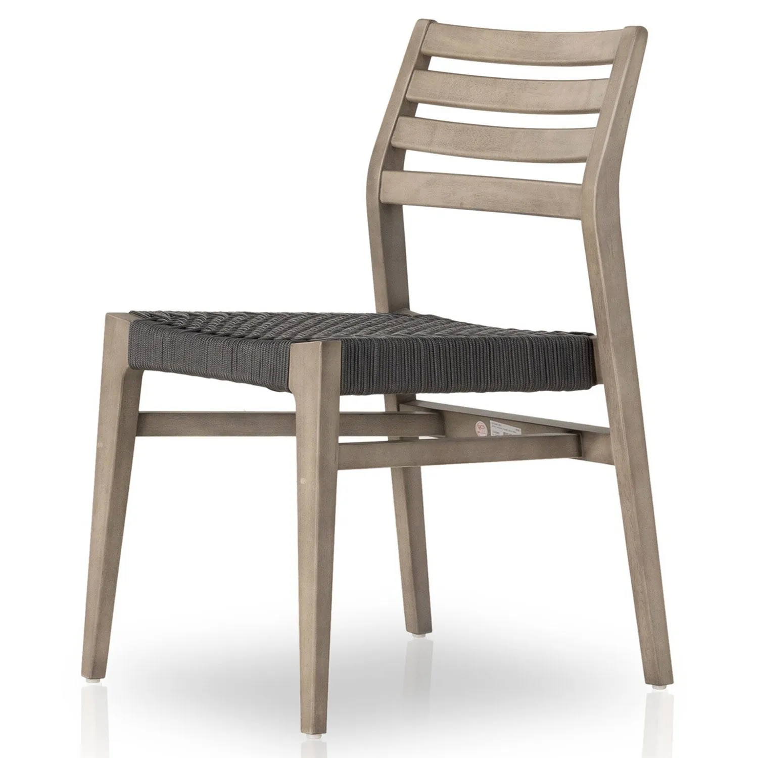 Audrey Woven Rope Outdoor Dining Chair - Grey