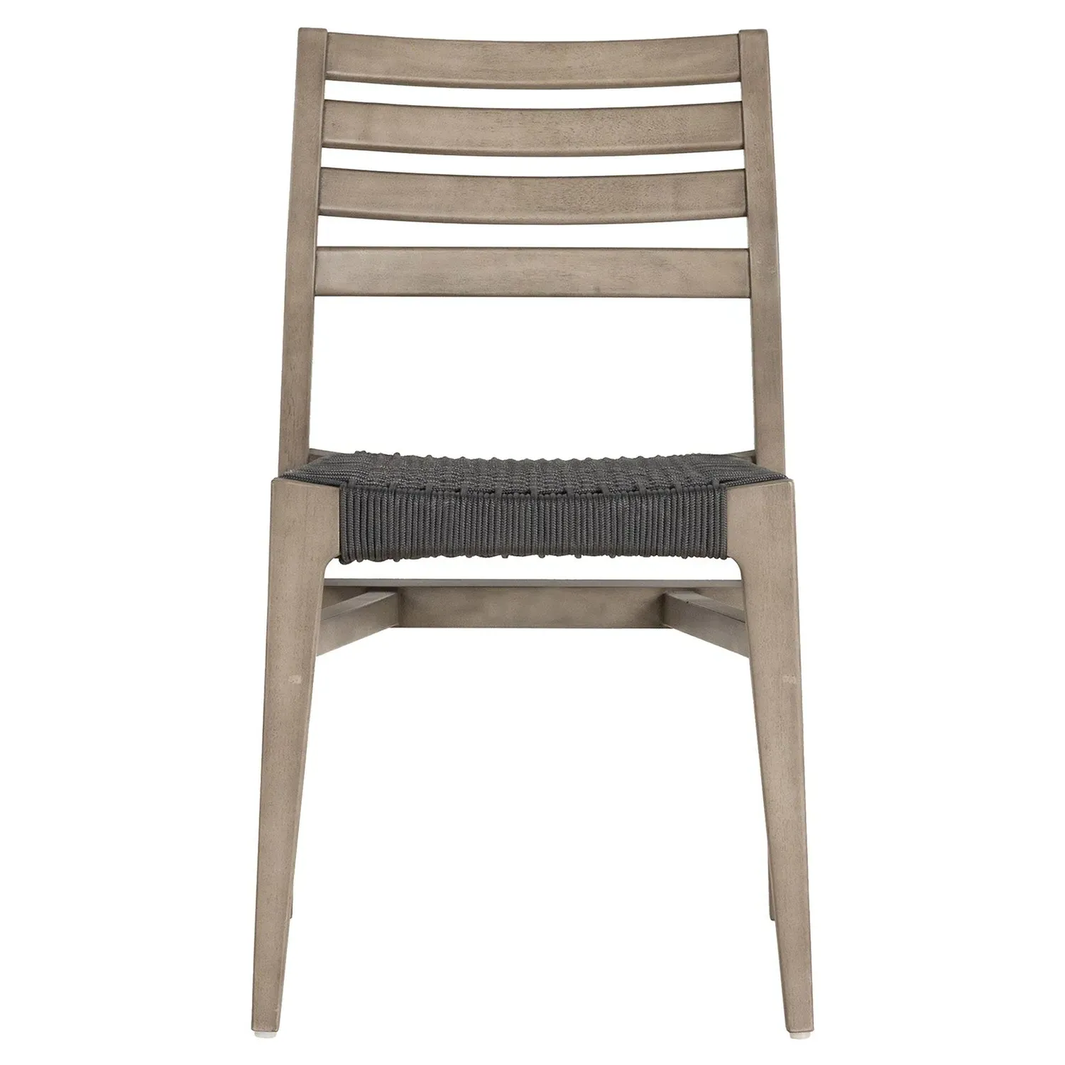 Audrey Woven Rope Outdoor Dining Chair - Grey image