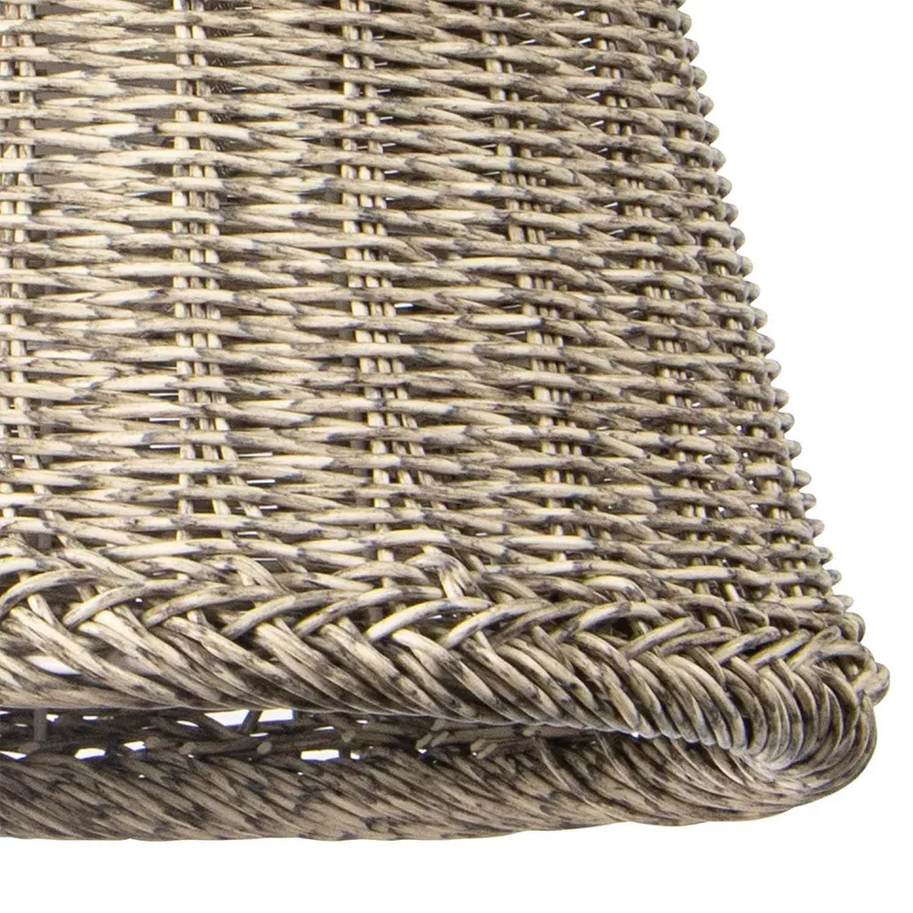 Augustine Small Rattan Wicker Outdoor Pendant - White