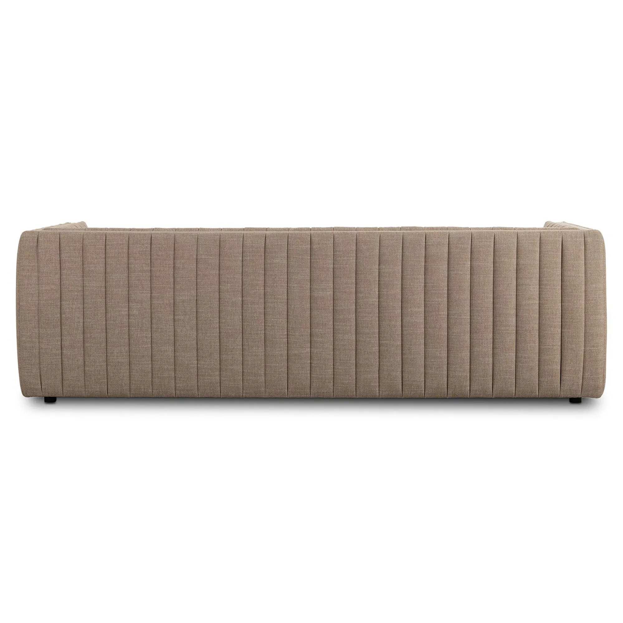 Augustine Tufted Sofa - Taupe, Crypton Performance Fabric