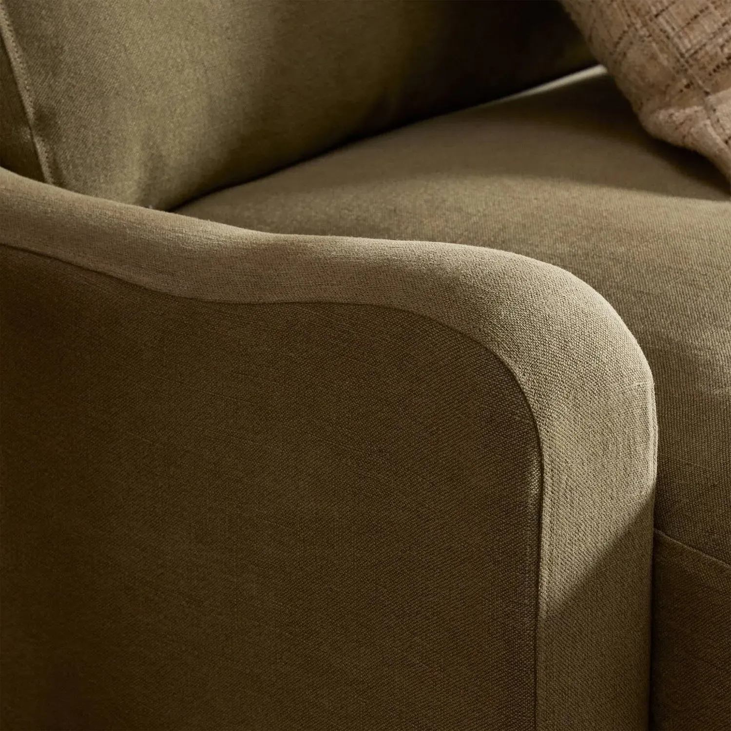 Aurelia Broadway 96" Sofa - Olive, Linen