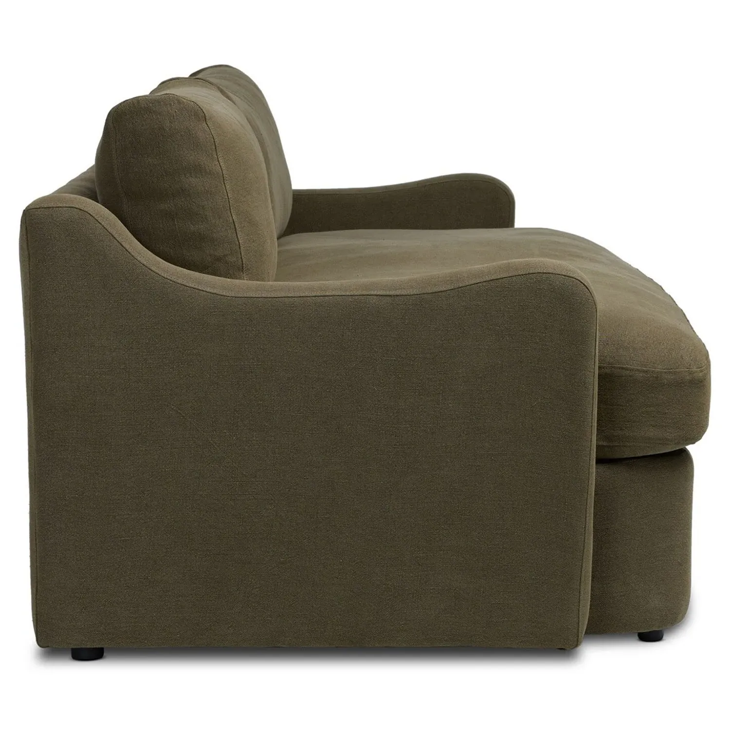Aurelia Broadway 96" Sofa - Olive, Linen