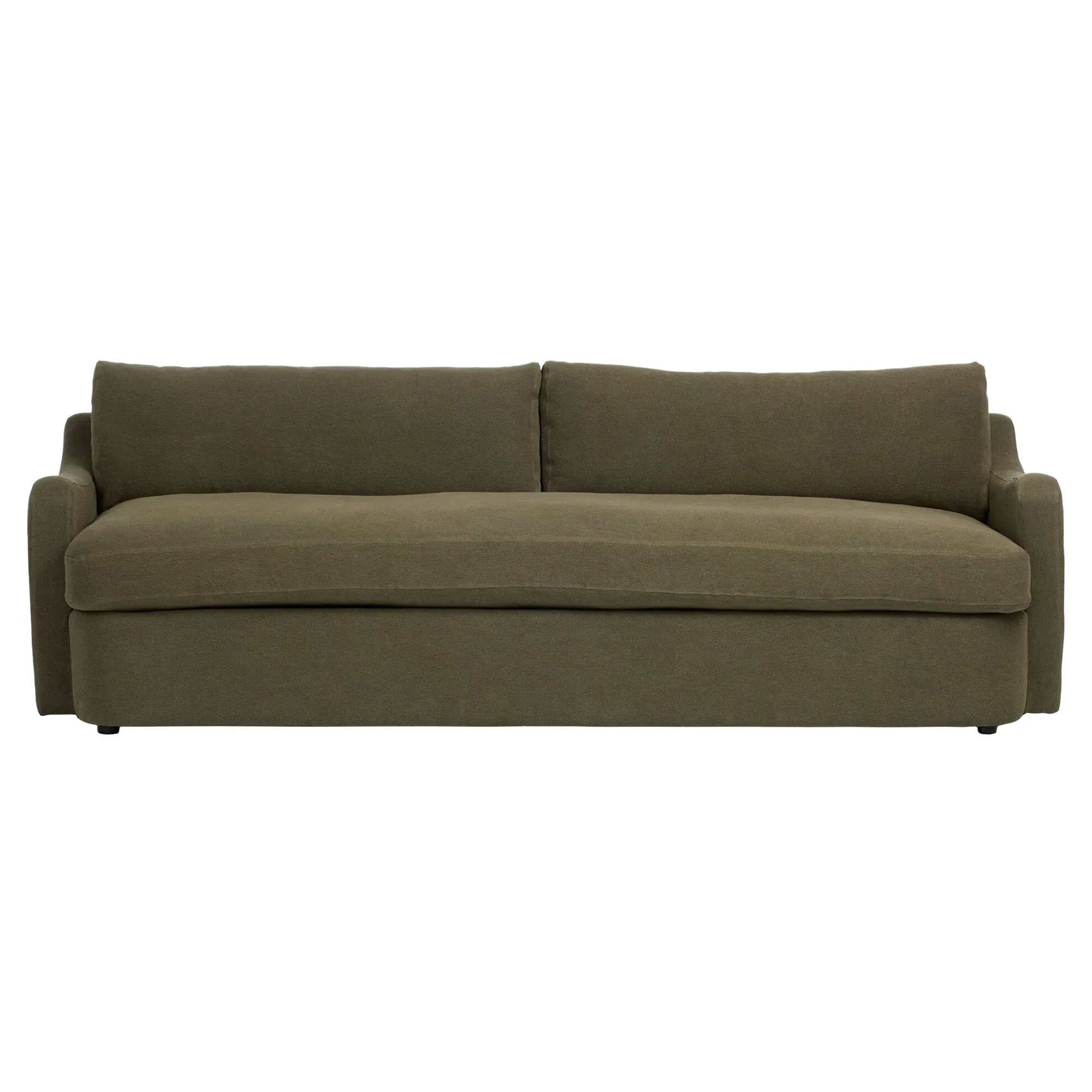 Aurelia Broadway 96" Sofa - Olive, Linen