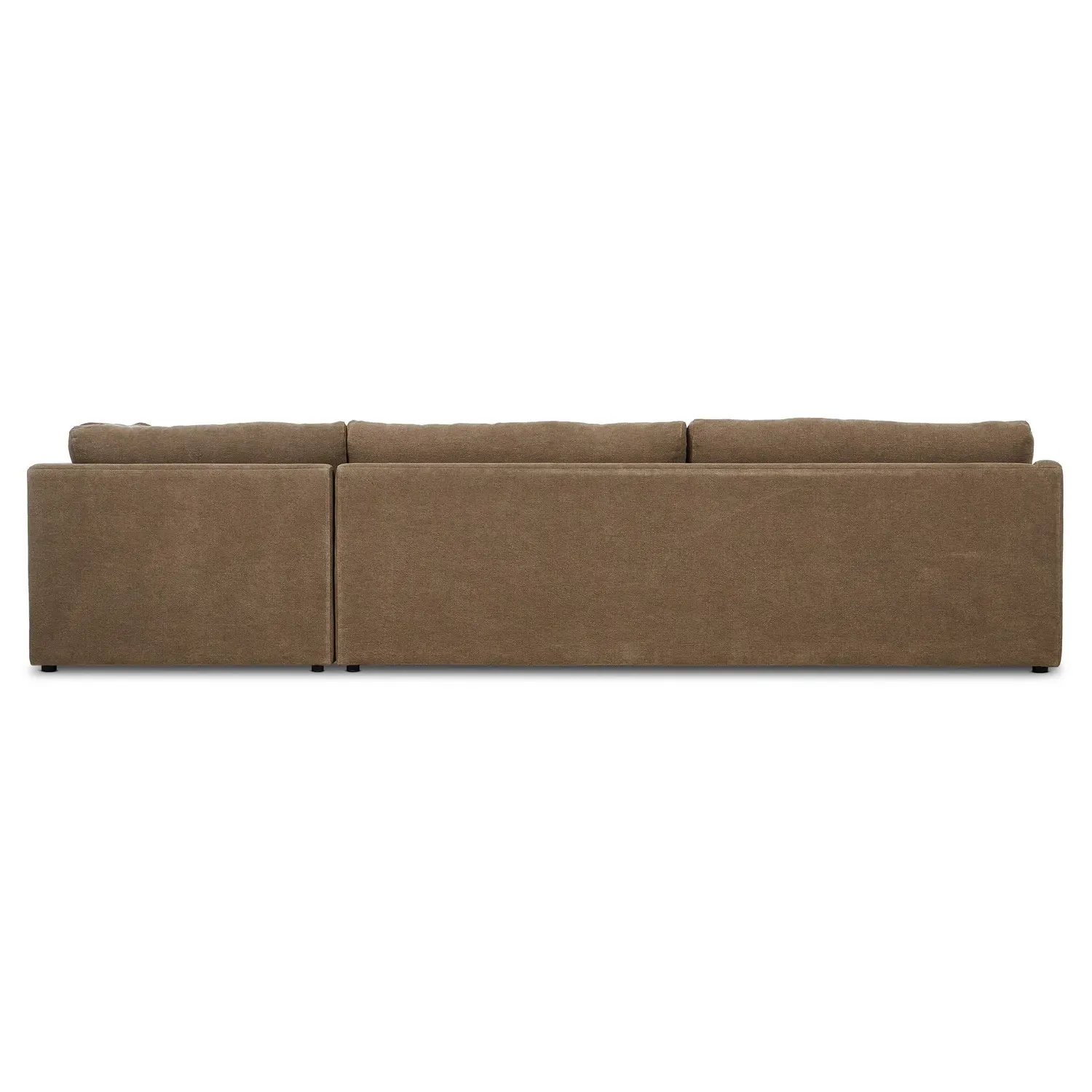 Aurelia Broadway Coffee Corner Sectional - Coffee, Linen