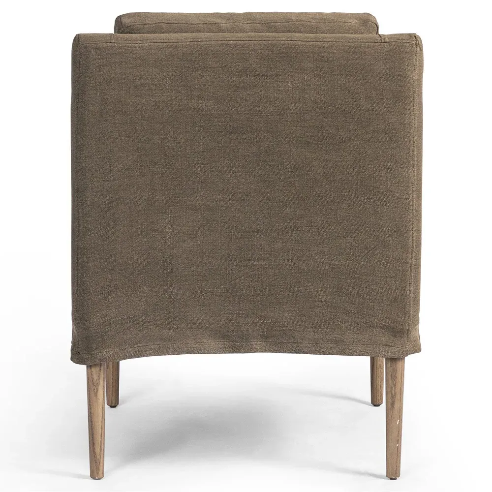 Aurelia Broadway Dining Chair - Coffee, Linen