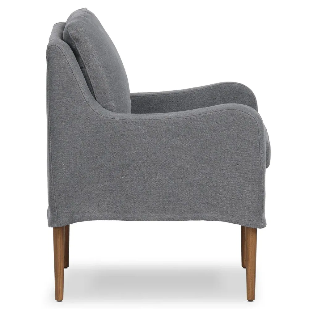 Aurelia Broadway Dining Chair - Denim, Linen