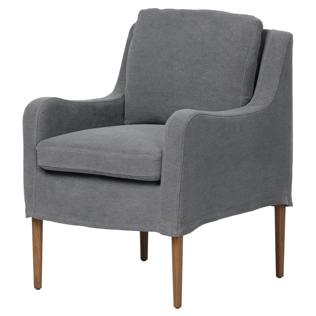 Aurelia Broadway Dining Chair - Denim, Linen image