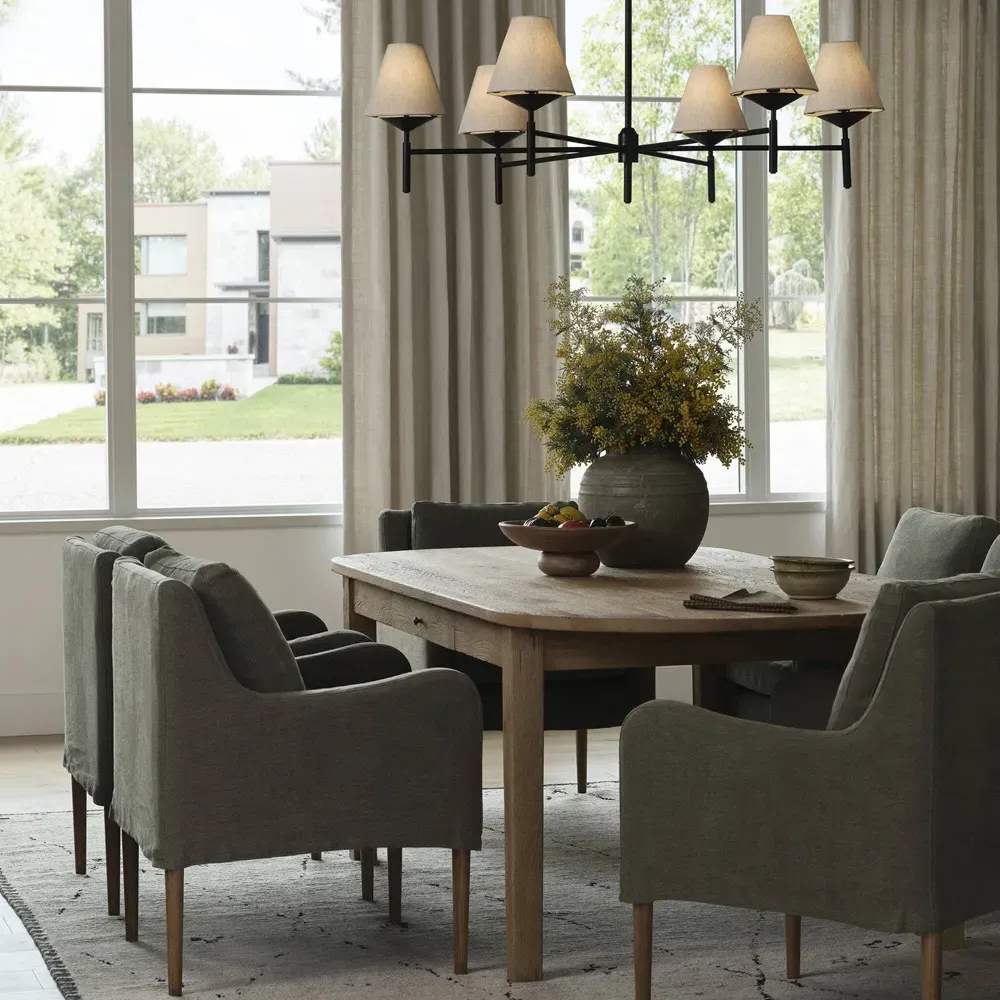 Aurelia Broadway Dining Chair - Olive, Linen