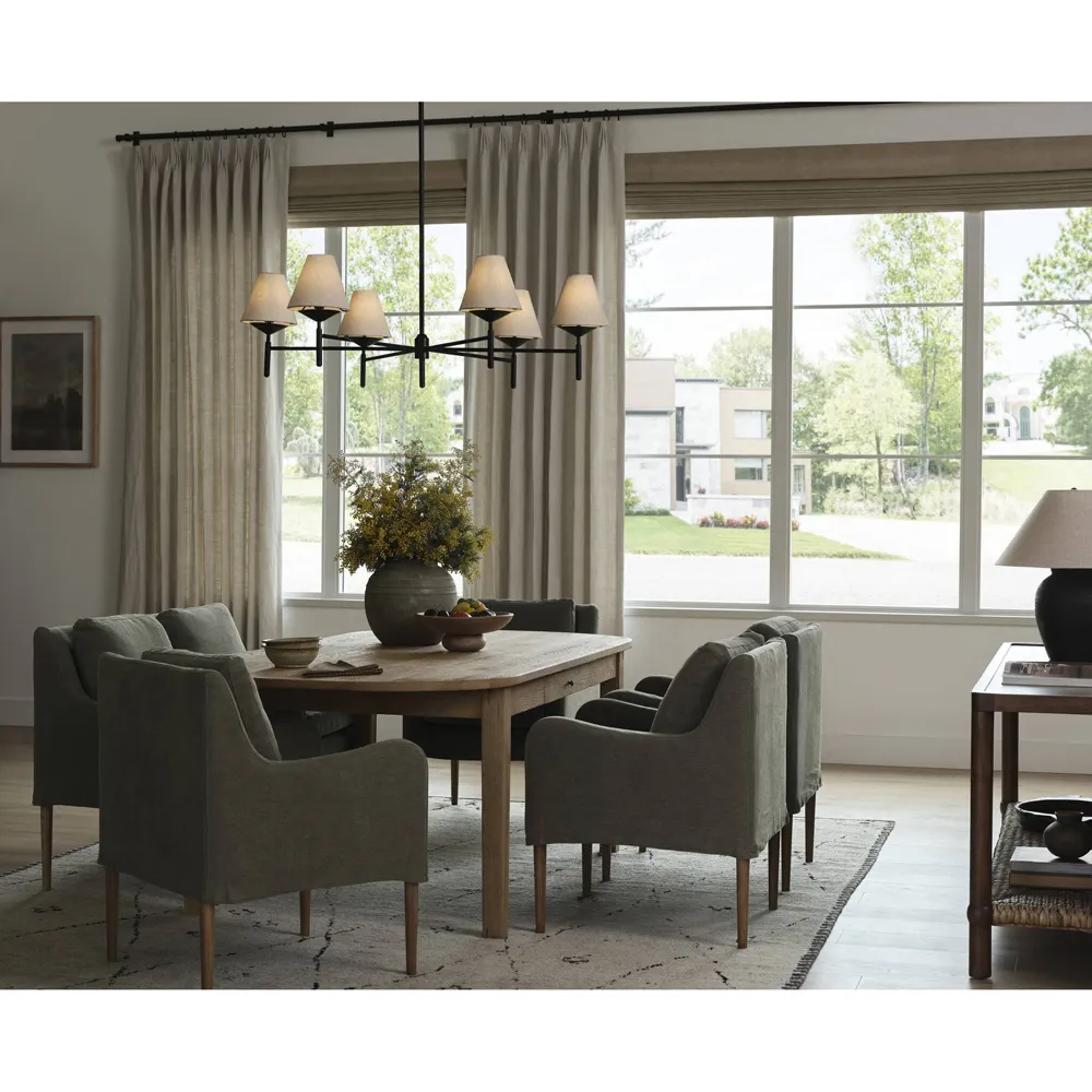 Aurelia Broadway Dining Chair - Olive, Linen