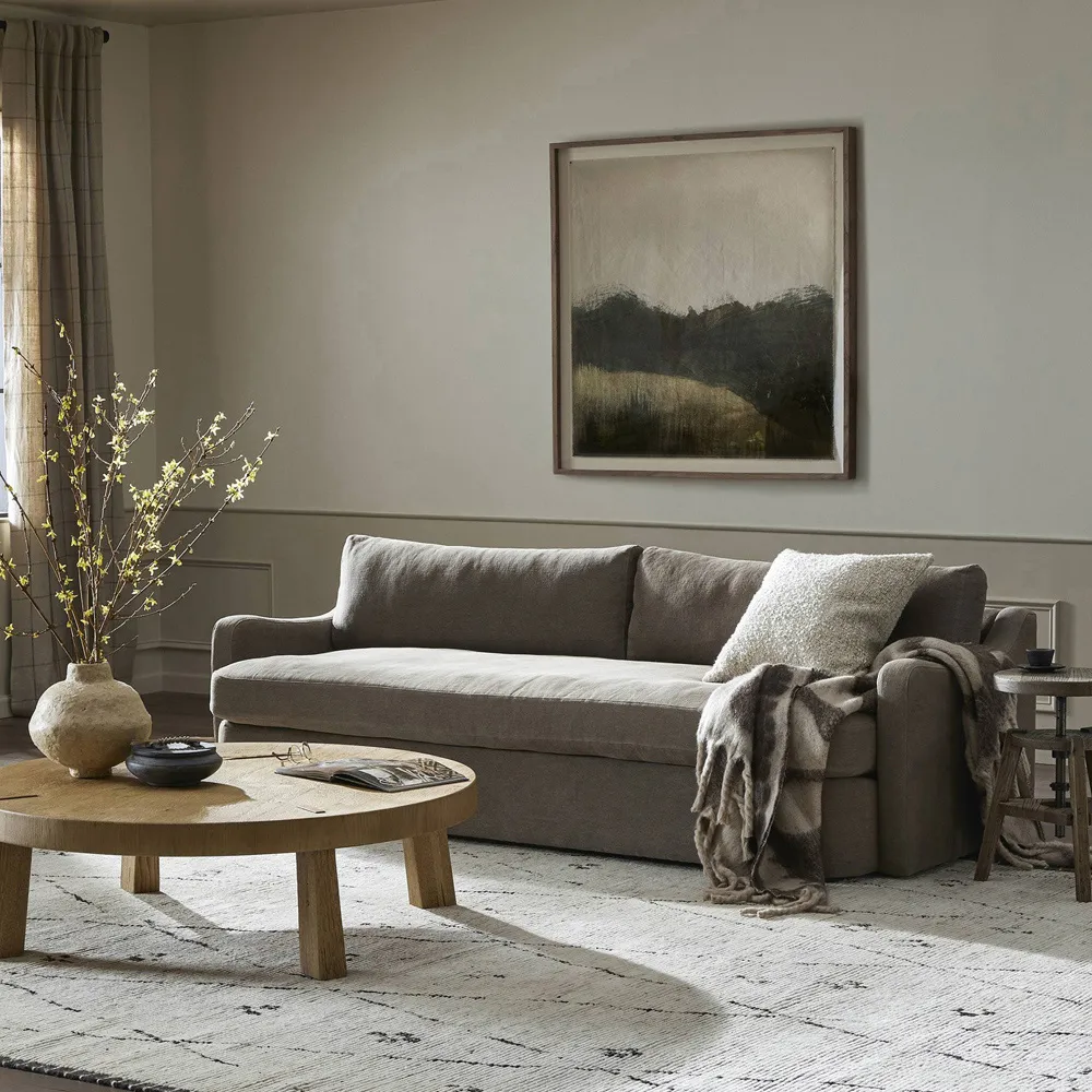 Aurelia Broadway Sofa - Coffee, Linen
