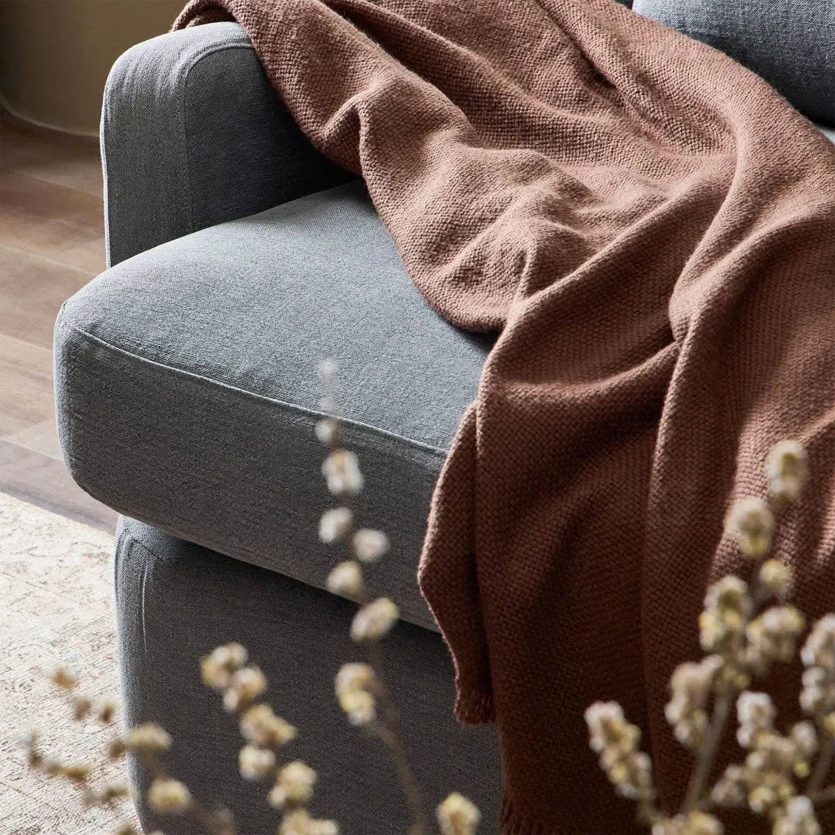 Aurelia Broadway Sofa - Denim, Linen