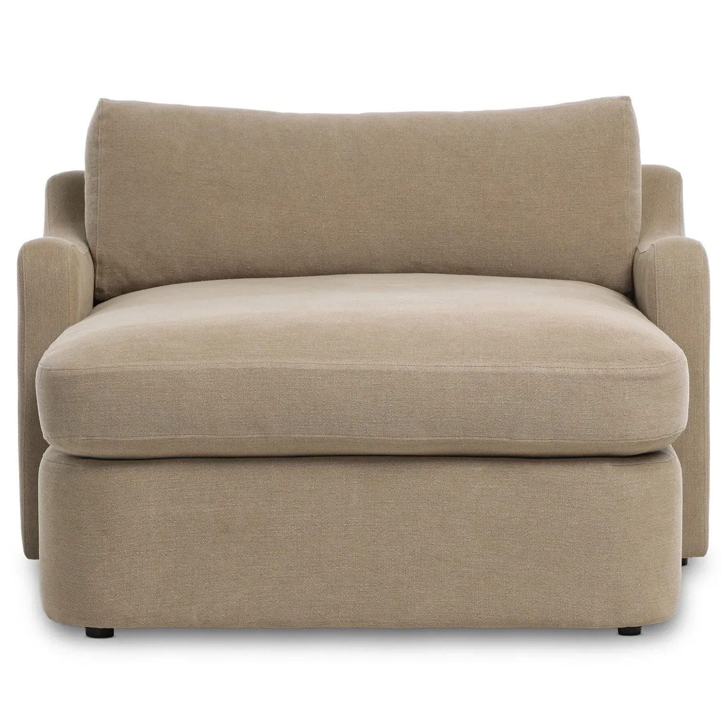 Aurelia Chaise Lounge - Broadway Canvas, Linen