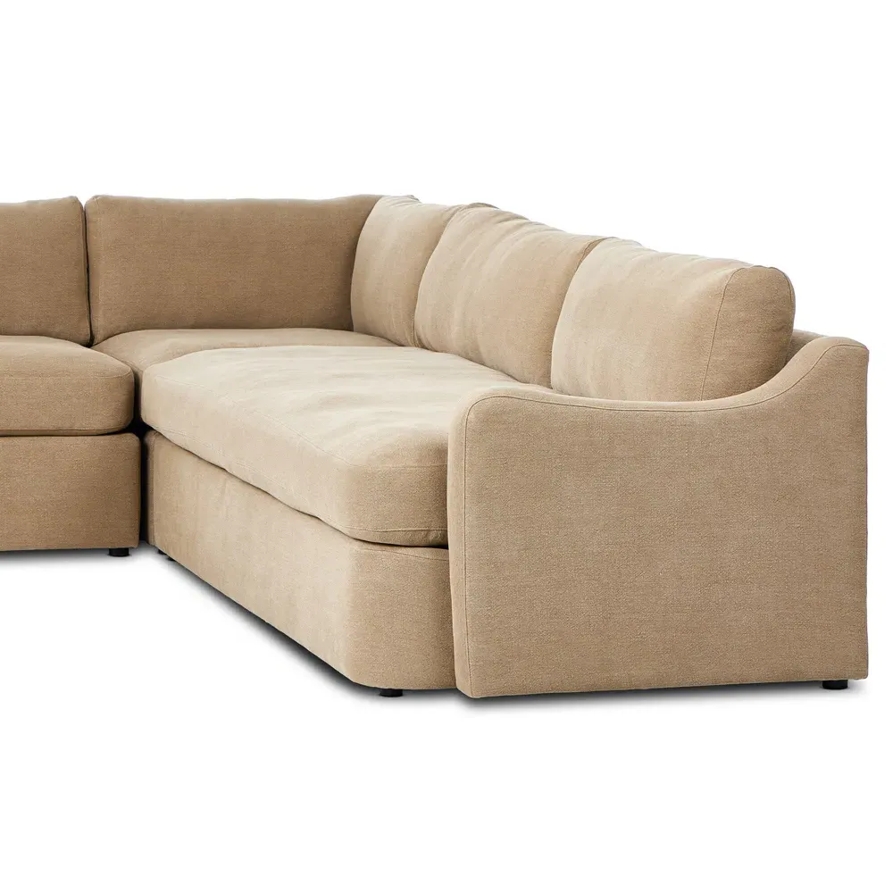 Aurelia Corner Sectional - Broadway Canvas, Linen