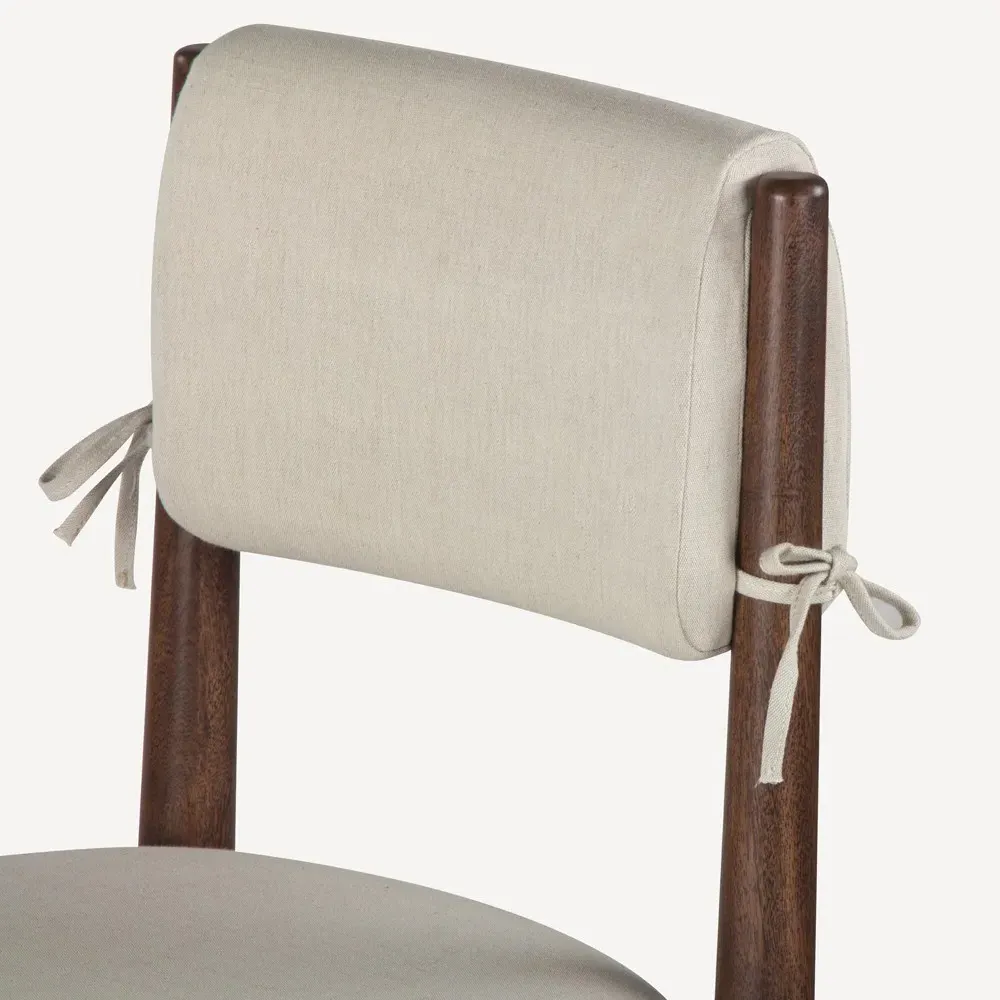 Aurelia Dining Chair - Cream, Linen