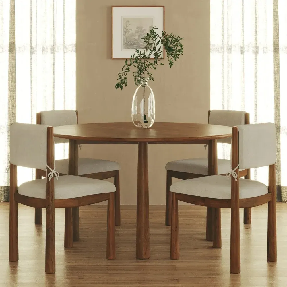 Aurelia Dining Chair - Cream, Linen