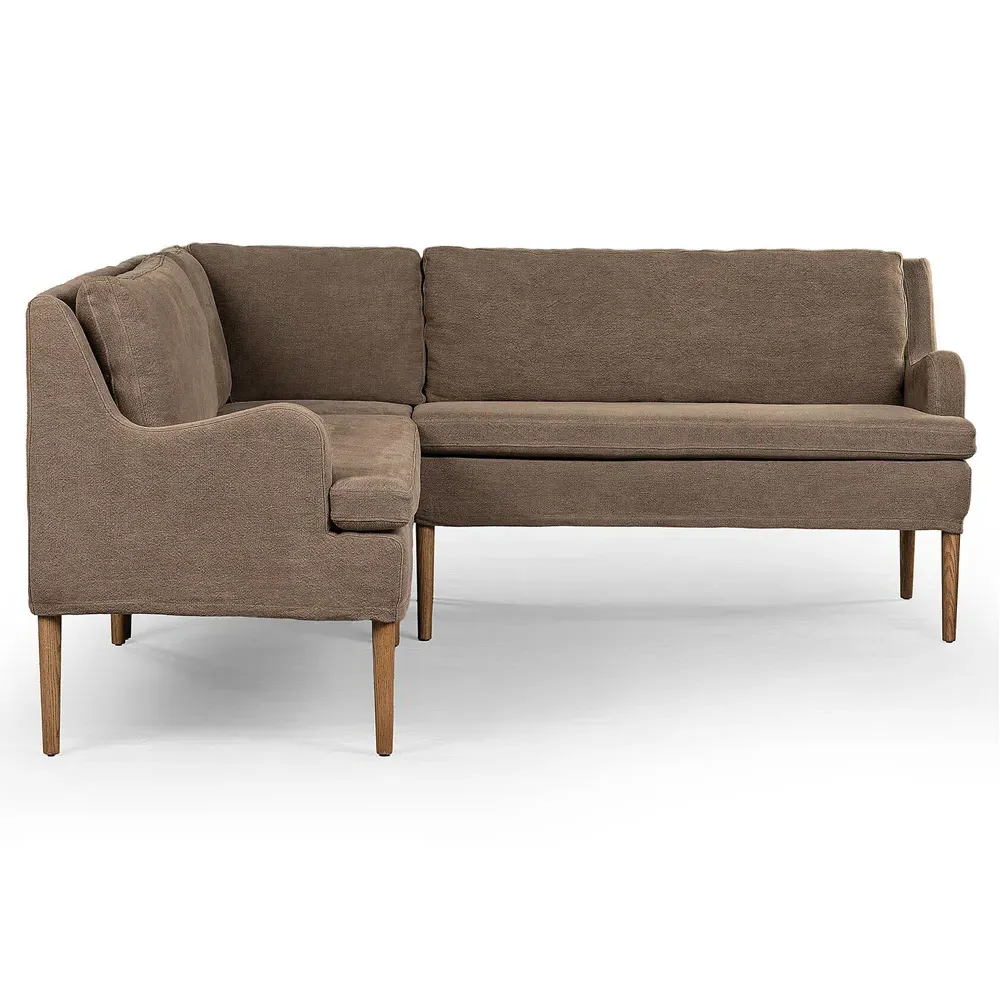 Aurelia L-Shaped Dining Banquette - Broadway Coffee, Linen