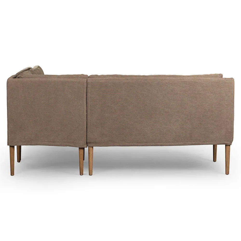 Aurelia L-Shaped Dining Banquette - Broadway Coffee, Linen