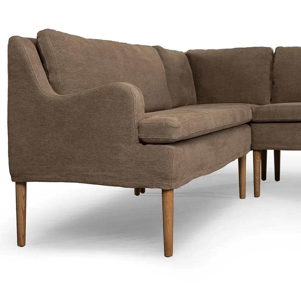 Aurelia L-Shaped Dining Banquette Right Arm - Broadway Coffee