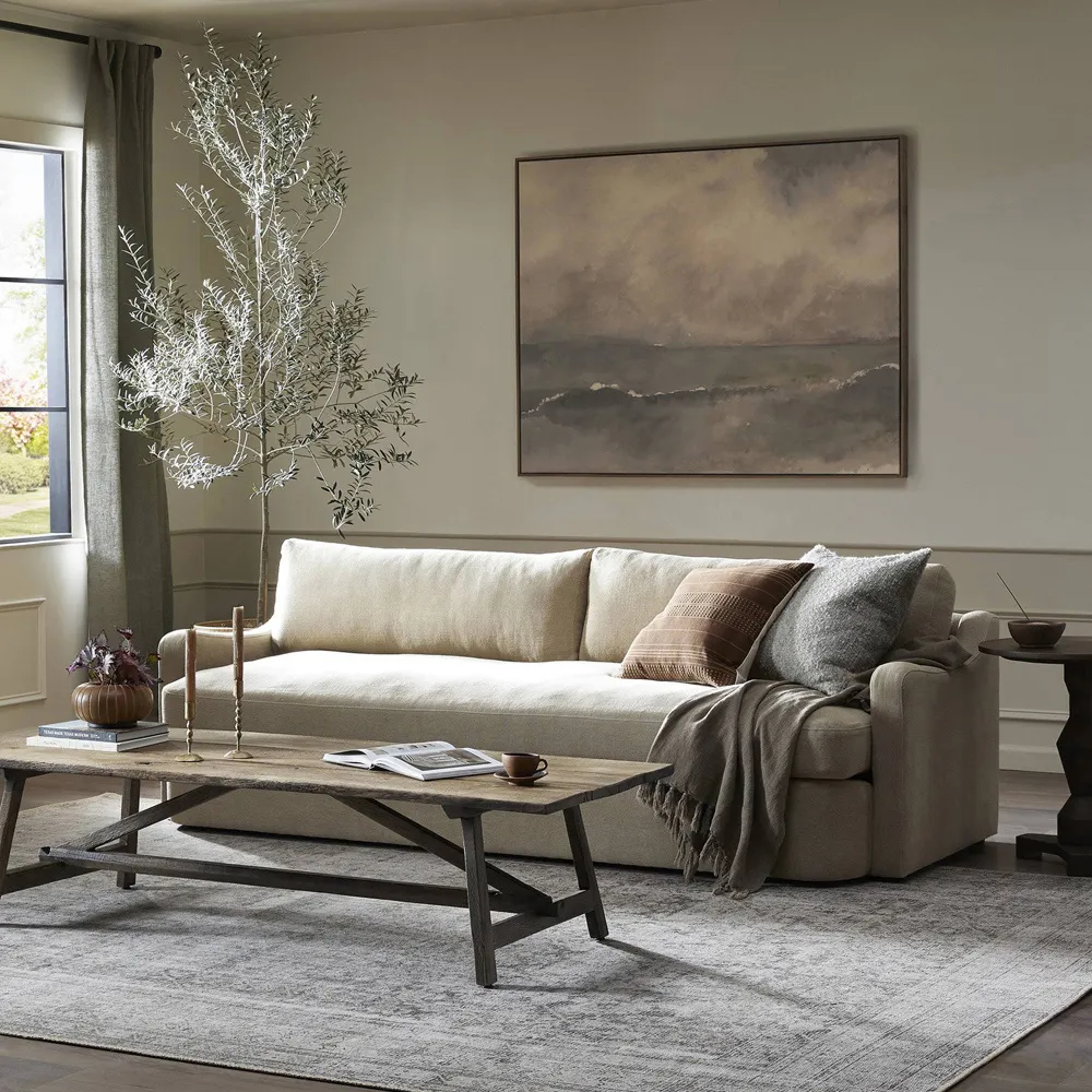 Aurelia Sofa - Broadway Canvas, Linen