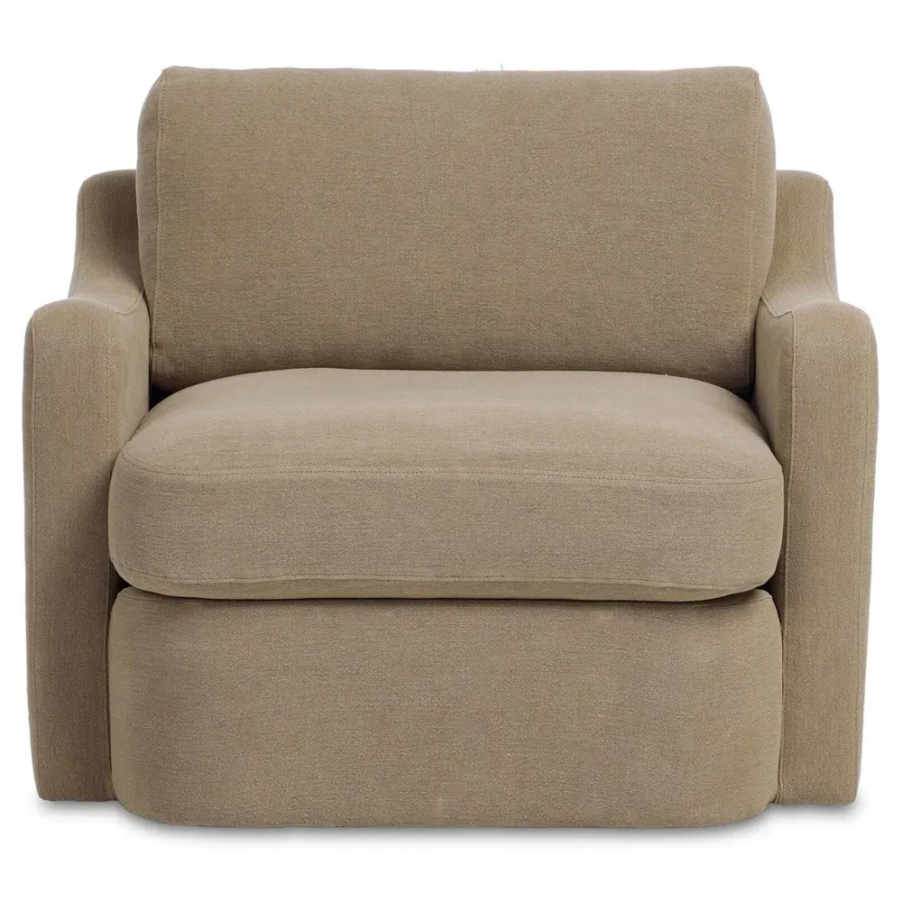 Aurelia Swivel Chair - Broadway Canvas, Linen