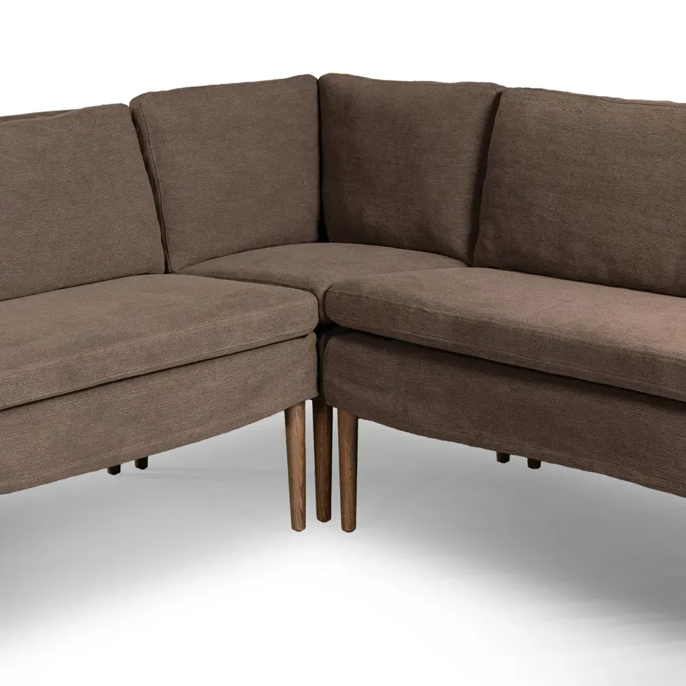 Aurelia U-Shaped Dining Banquette - Broadway Coffee, Linen