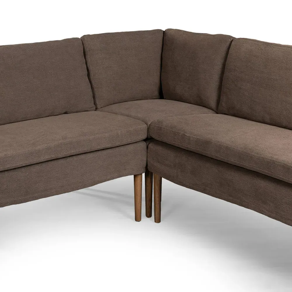 Aurelia U-Shaped Dining Banquette - Broadway Coffee, Linen