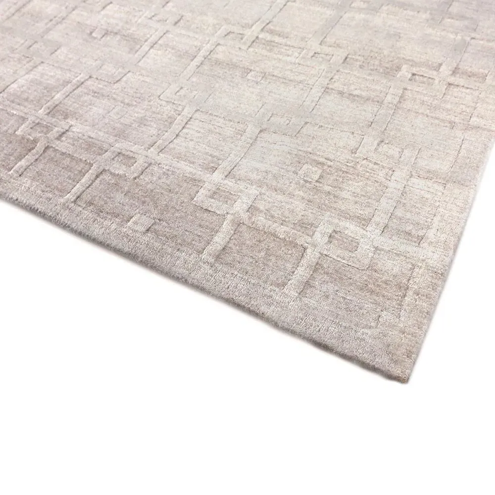 Aurora 12'x15' Textured Solid Rug - Beige, Wool